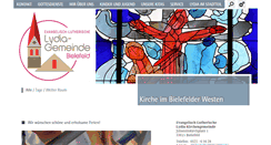 Desktop Screenshot of lydia-bielefeld.de